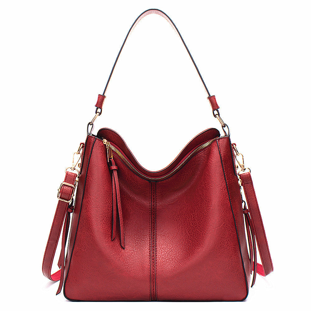 Hobo Shoulder Bag – Soft PU Leather High Capacity Tote