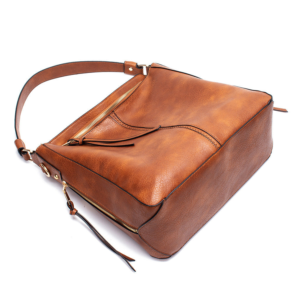 Hobo Shoulder Bag – Soft PU Leather High Capacity Tote